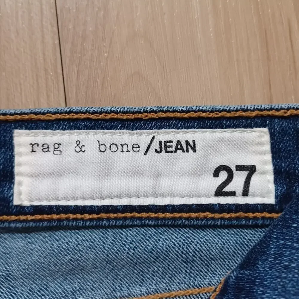 Rag & Bone Cate Mid-Rise Skinny Jeans La Paz Wash 27